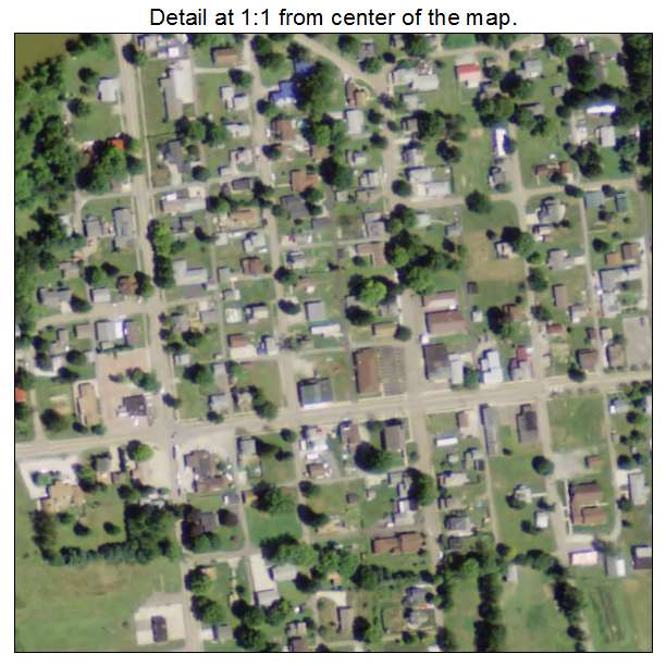 Dellroy, Ohio aerial imagery detail