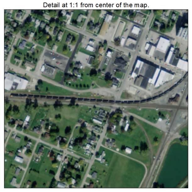 Deshler, Ohio aerial imagery detail