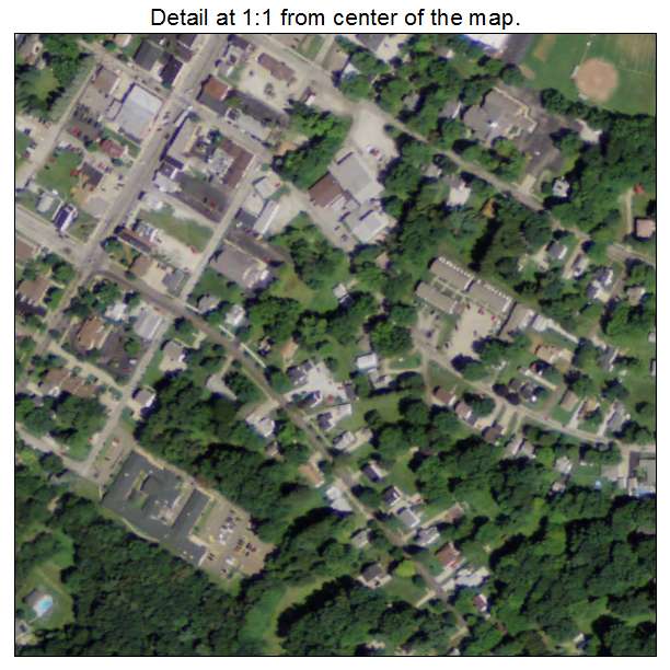 Doylestown, Ohio aerial imagery detail