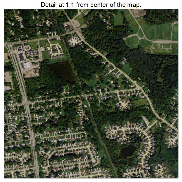 Eastlake, Ohio aerial imagery detail