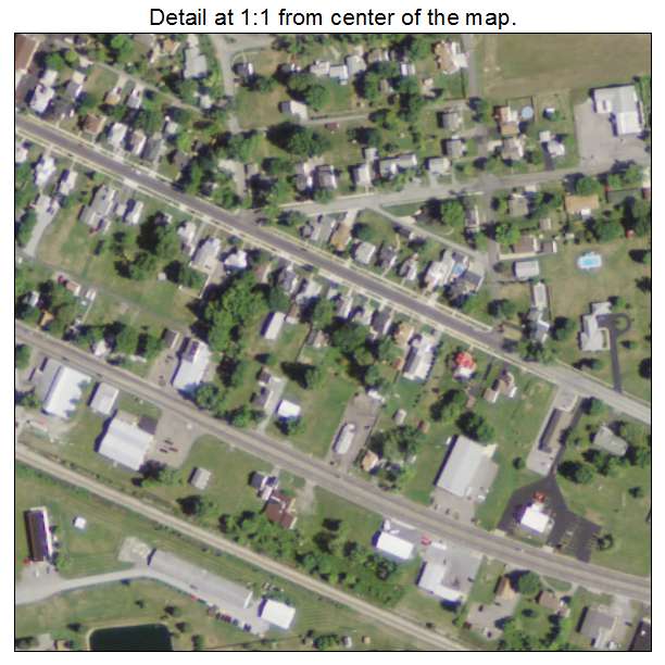 Elida, Ohio aerial imagery detail