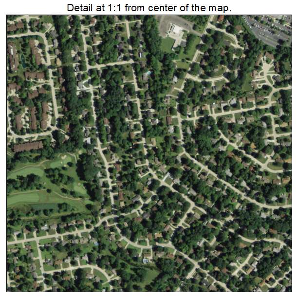 Fairlawn, Ohio aerial imagery detail