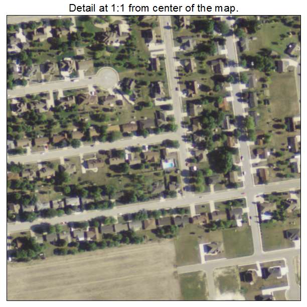 Fort Loramie, Ohio aerial imagery detail