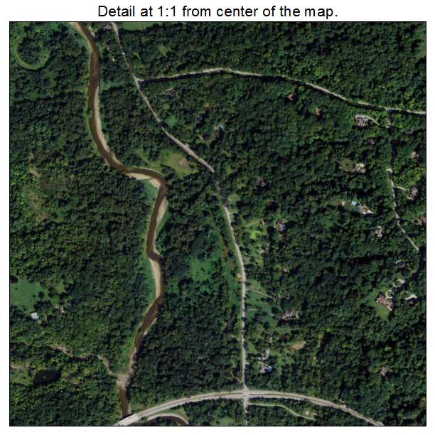 Gates Mills, Ohio aerial imagery detail
