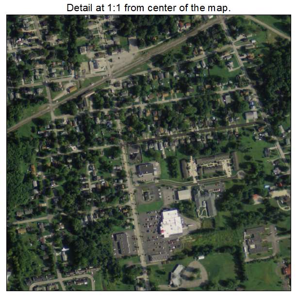 Geneva, Ohio aerial imagery detail