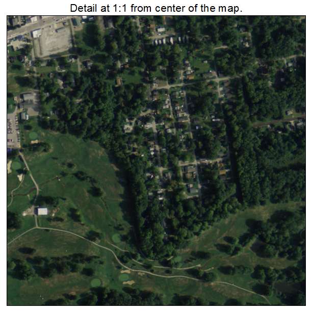 Geneva on the Lake, Ohio aerial imagery detail