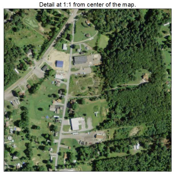 Glenmoor, Ohio aerial imagery detail