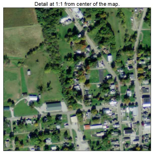 Hartford, Ohio aerial imagery detail