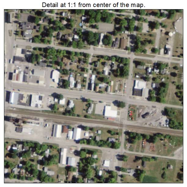 Holgate, Ohio aerial imagery detail