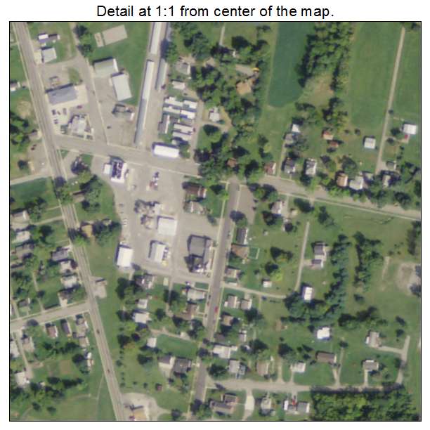Huntsville, Ohio aerial imagery detail