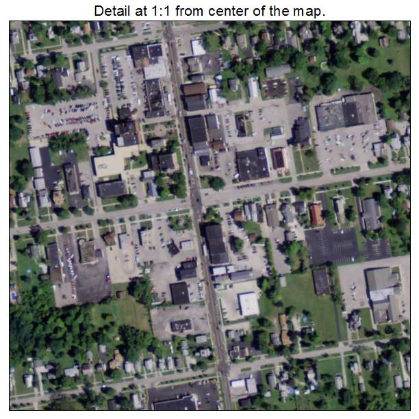 Jefferson, Ohio aerial imagery detail