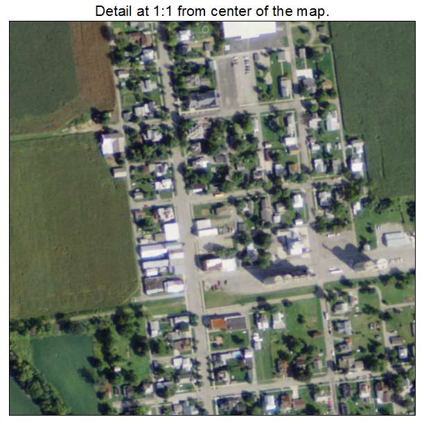 Aerial Photography Map of Jenera, OH Ohio