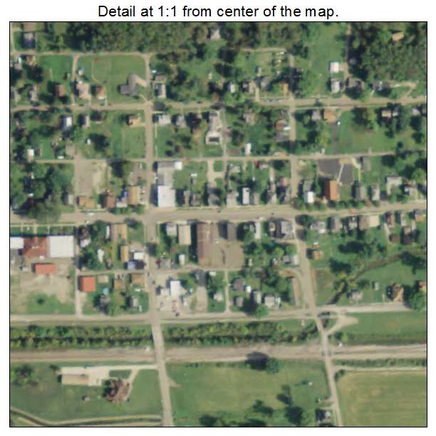 Jewett, Ohio aerial imagery detail