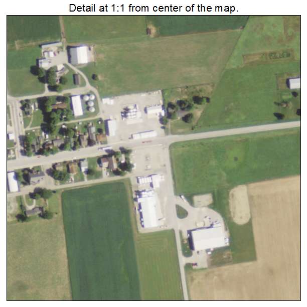 Kettlersville, Ohio aerial imagery detail