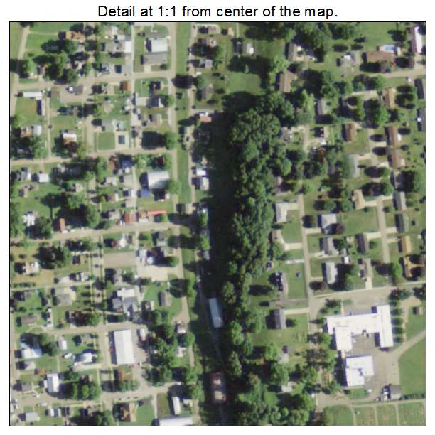 Killbuck, Ohio aerial imagery detail