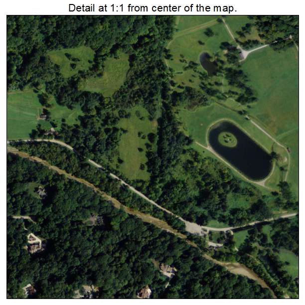 Kirtland Hills, Ohio aerial imagery detail