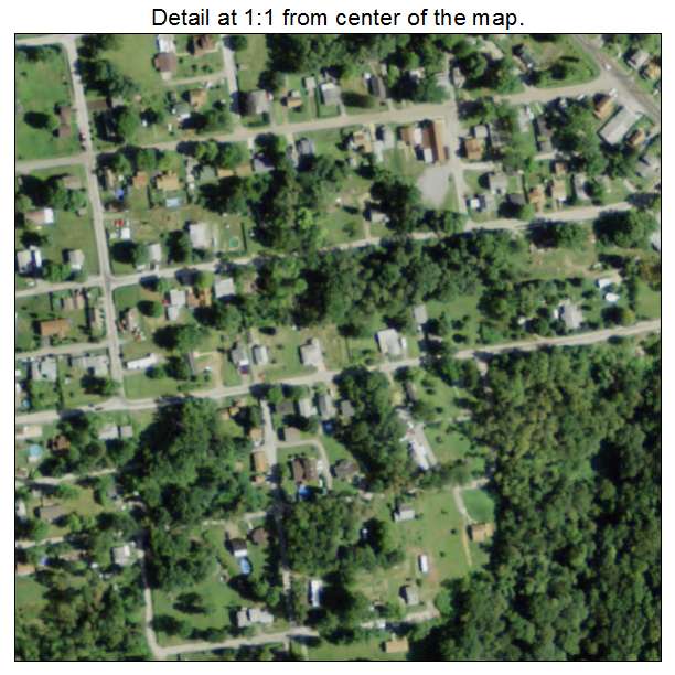 La Croft, Ohio aerial imagery detail