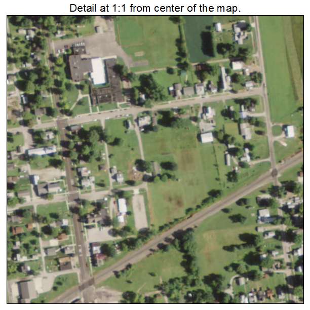 La Rue, Ohio aerial imagery detail