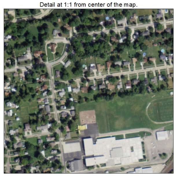 Lagrange, Ohio aerial imagery detail