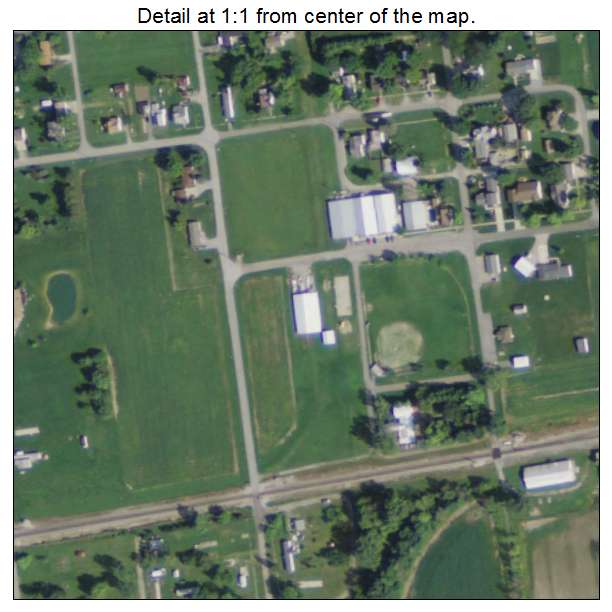 Latty, Ohio aerial imagery detail