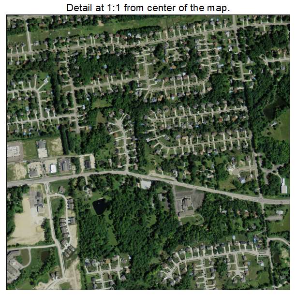 Macedonia, Ohio aerial imagery detail
