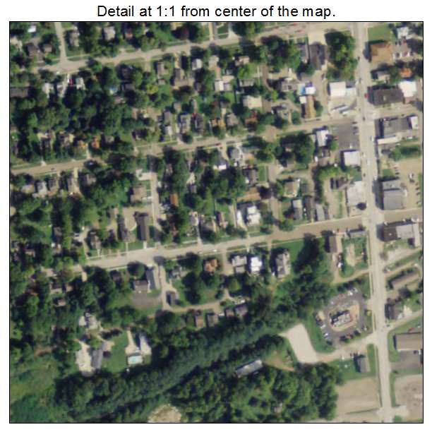 Mantua, Ohio aerial imagery detail