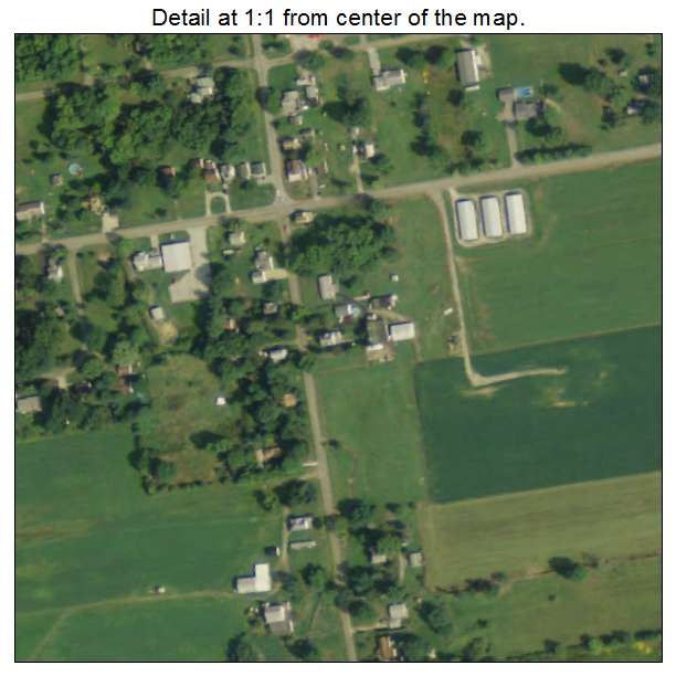 Maple Ridge, Ohio aerial imagery detail
