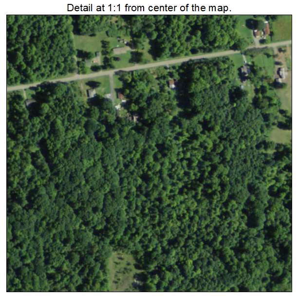 Maplewood Park, Ohio aerial imagery detail