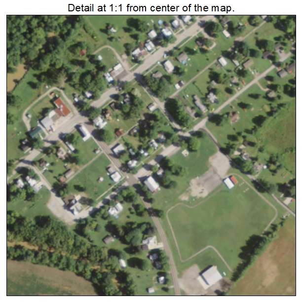 Marseilles, Ohio aerial imagery detail