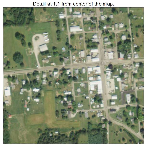 Martinsburg, Ohio aerial imagery detail
