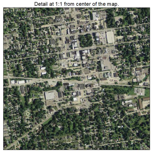 Medina, Ohio aerial imagery detail