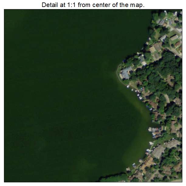 Meyers Lake, Ohio aerial imagery detail