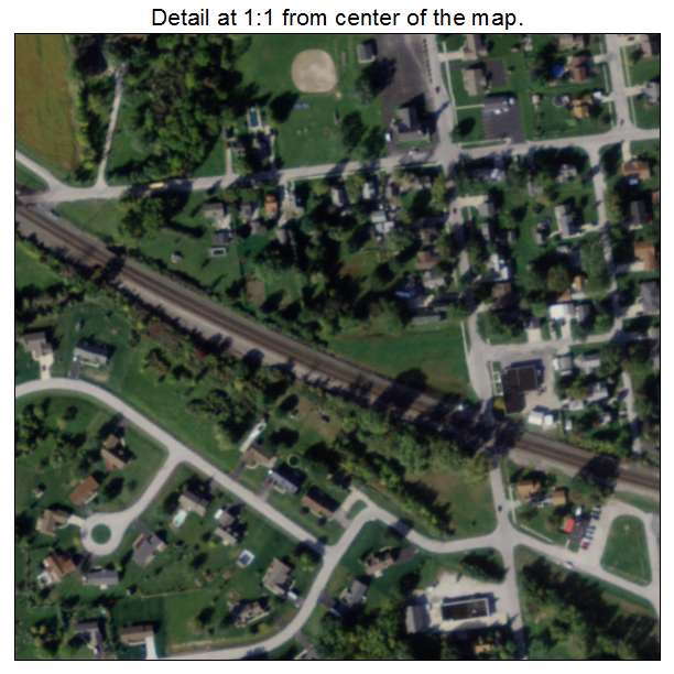 Millbury, Ohio aerial imagery detail