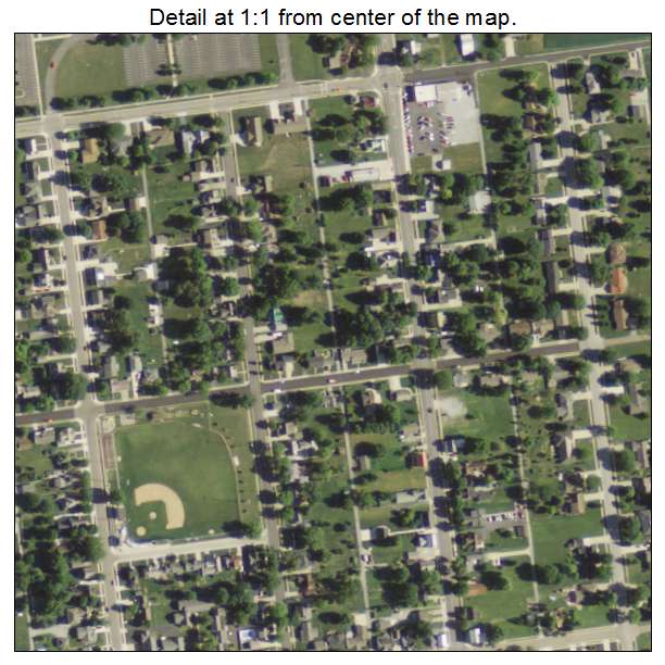 Minster, Ohio aerial imagery detail
