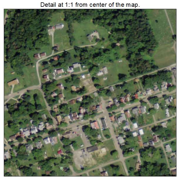 Mount Pleasant, Ohio aerial imagery detail