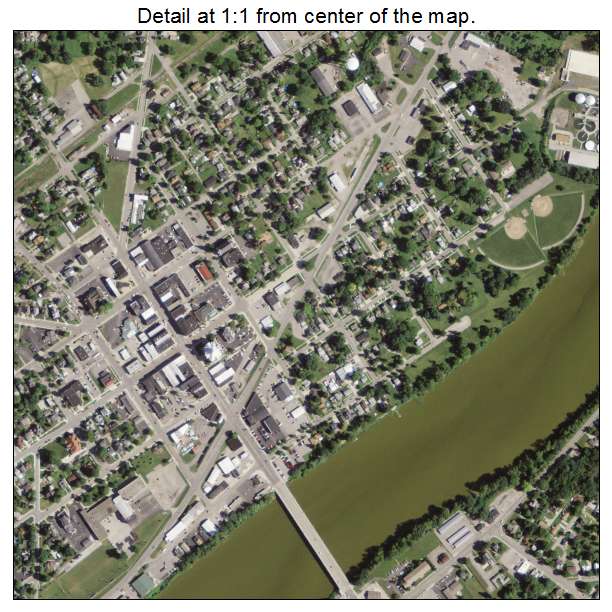 Napoleon, Ohio aerial imagery detail