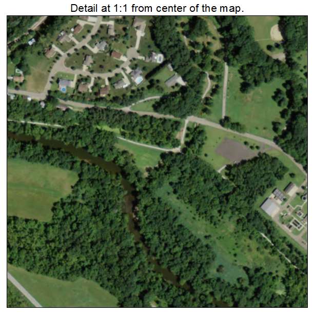 Navarre, Ohio aerial imagery detail