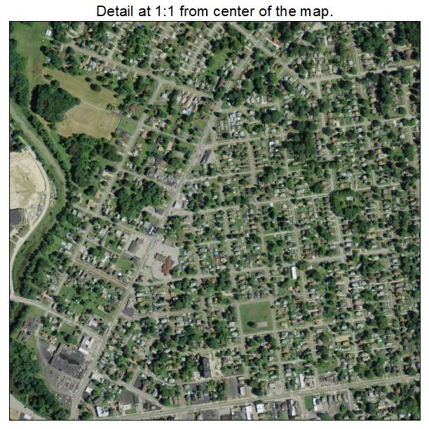 Niles, Ohio aerial imagery detail