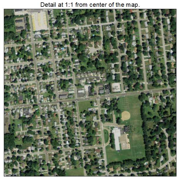 North Canton, Ohio aerial imagery detail