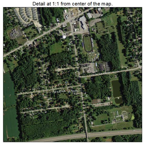 North Ridgeville, Ohio aerial imagery detail