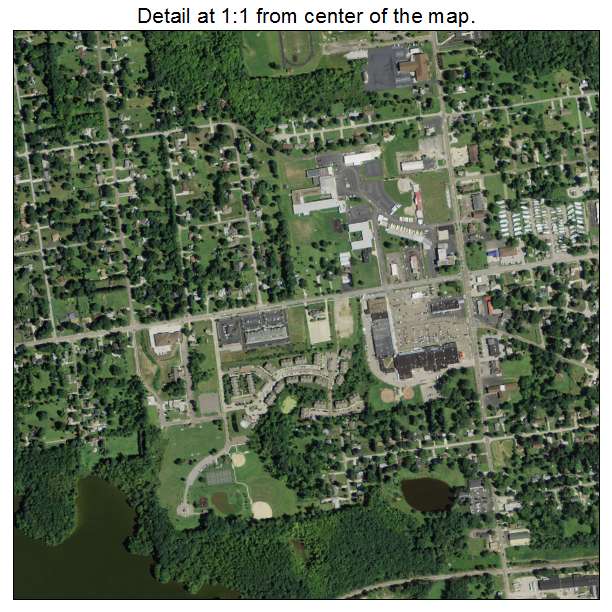 Norton, Ohio aerial imagery detail
