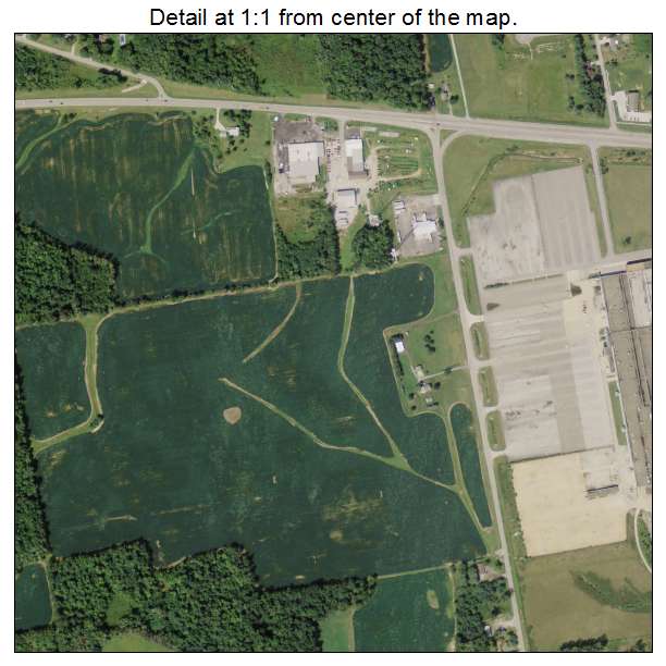 Ontario, Ohio aerial imagery detail