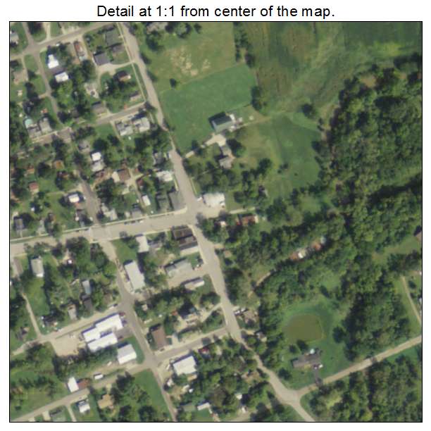 Ostrander, Ohio aerial imagery detail