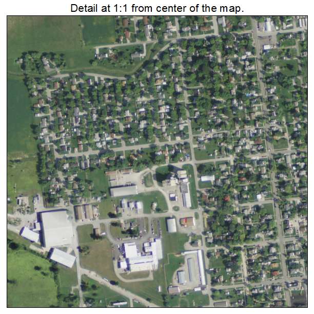 Paulding, Ohio aerial imagery detail