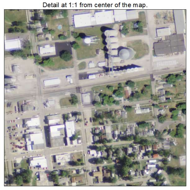 Payne, Ohio aerial imagery detail