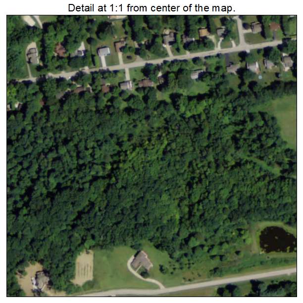 Pigeon Creek, Ohio aerial imagery detail