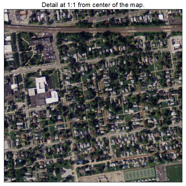 Port Clinton, Ohio aerial imagery detail