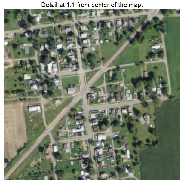 Rawson, Ohio aerial imagery detail