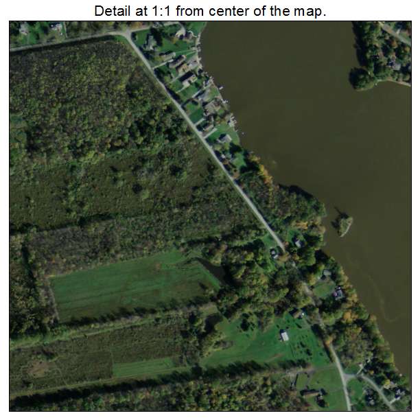 Roaming Shores, Ohio aerial imagery detail