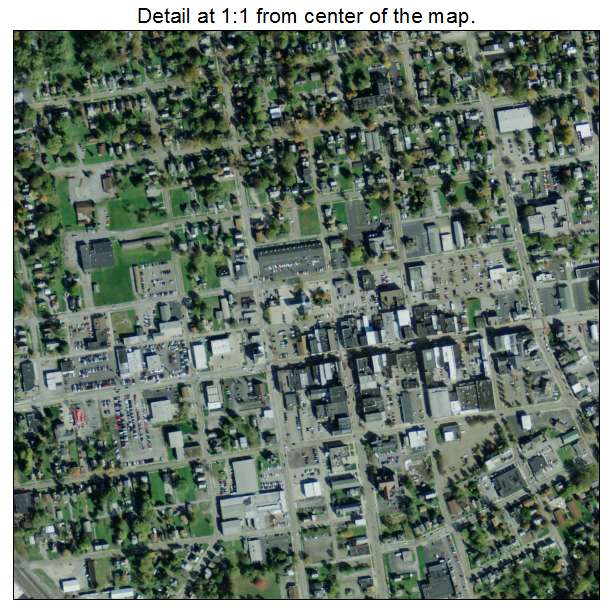 Salem, Ohio aerial imagery detail